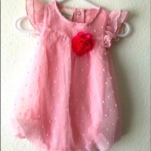 baby girl pink onesie